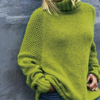 Angela | Elegant høyhalset genser med tidløs stil