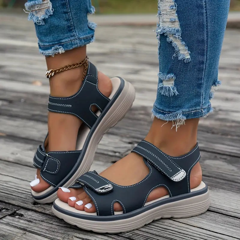 Anja | Komfortable sandaler dame med kilehæl