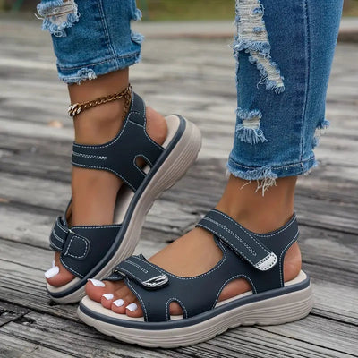 Anja | Komfortable sandaler dame med kilehæl