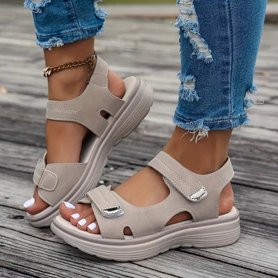 Anja | Komfortable sandaler dame med kilehæl