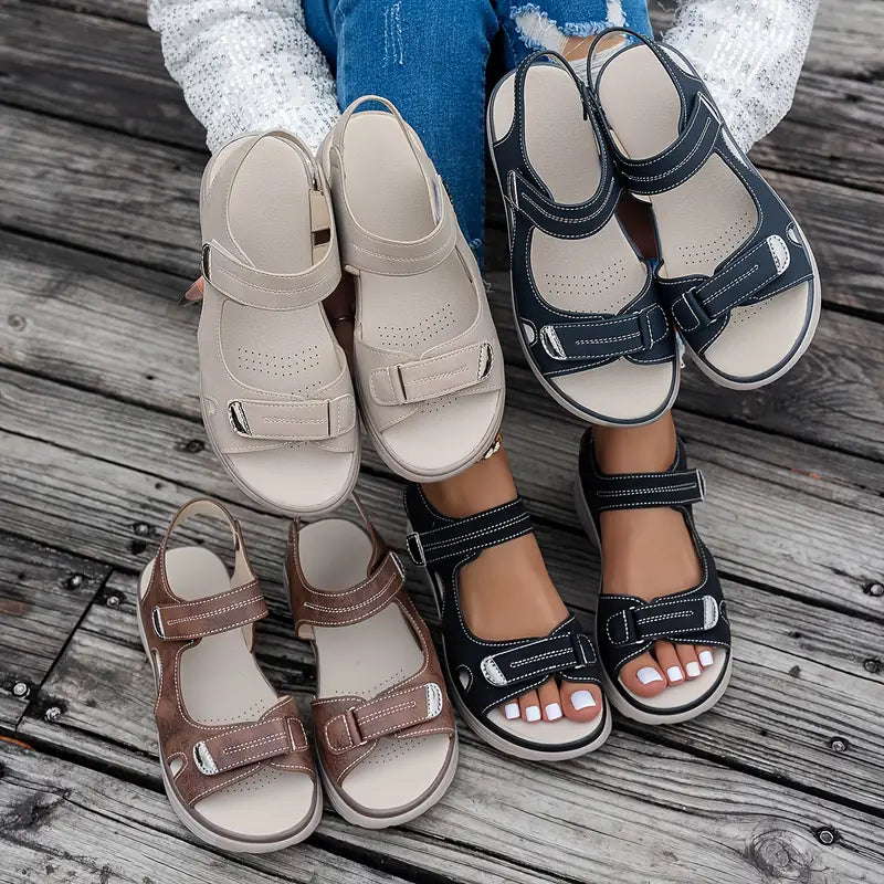 Anja | Komfortable sandaler dame med kilehæl