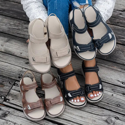Anja | Komfortable sandaler dame med kilehæl