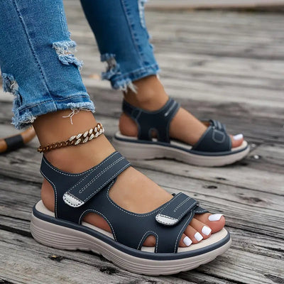 Anja | Komfortable sandaler dame med kilehæl
