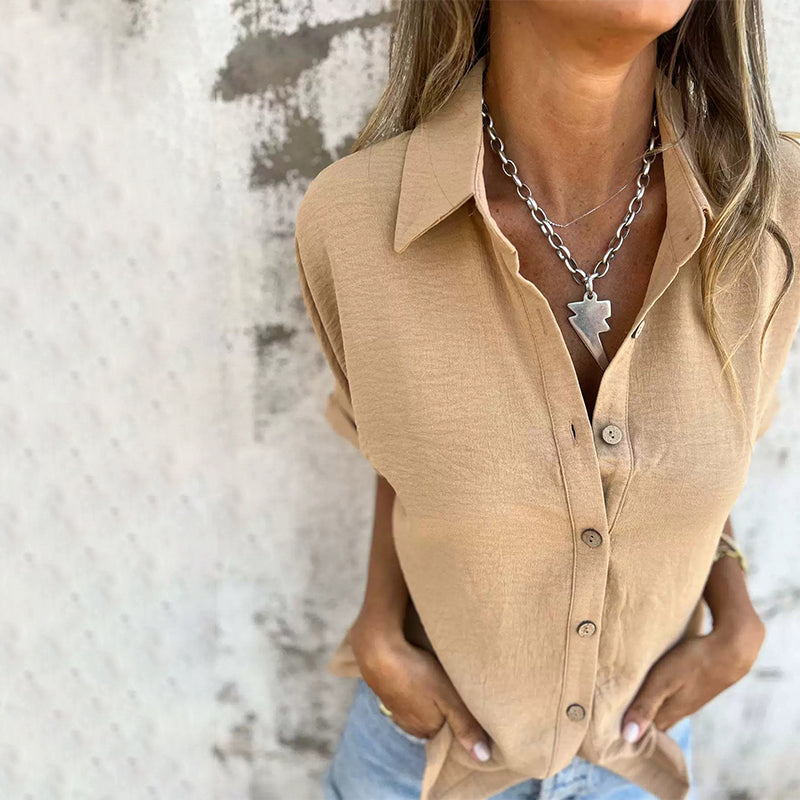 Anna | Uformell skjortebluse med elegant passform