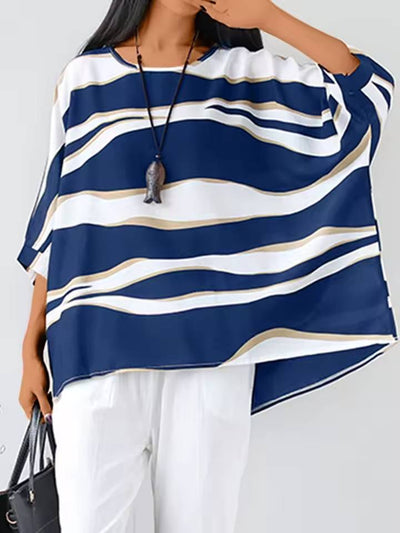 Aria | Elegant bluse med O-hals for enhver anledning