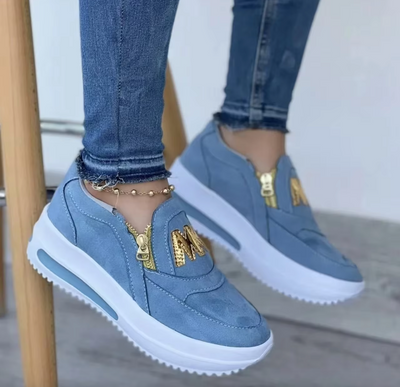 Aud | Komfortable sandaler dame med glidelås