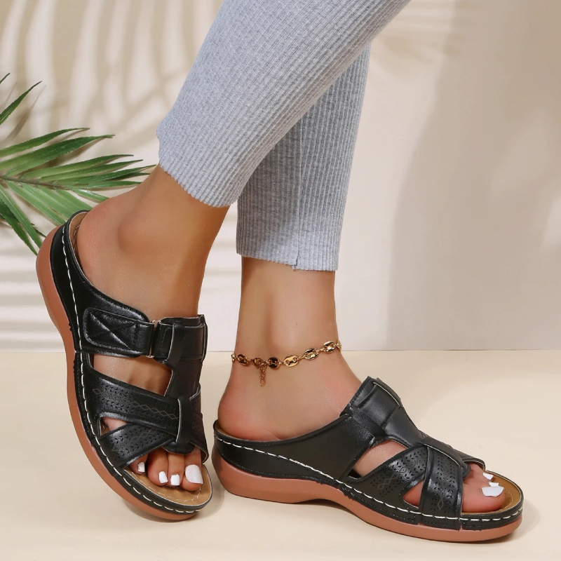 Bella | Elegante sandaler dame med justerbar passform