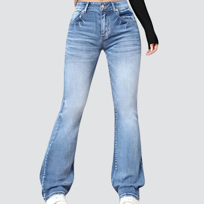 Edna | Høyt midje jeans med vide ben