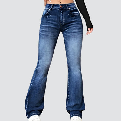 Edna | Høyt midje jeans med vide ben