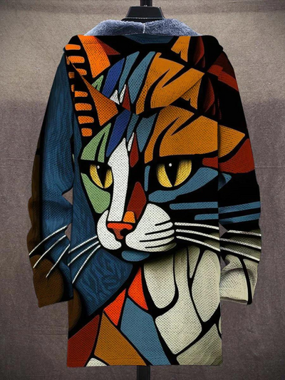Elouera™ | Luksuriøs cardigan med kunstnerisk inspirasjon