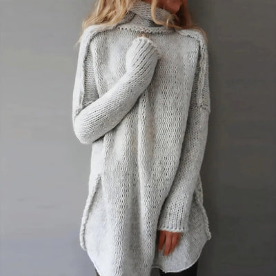 Olivia | Elegant strikkegenser dame med avslappet passform