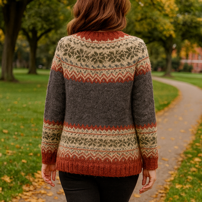 Asta | Grå strikket cardigan for elegant hverdagsbruk