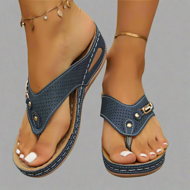 Eva | Retro sandaler med fotbuestøtte