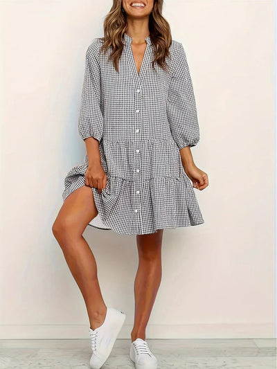 Ines | Hvit sommerkjole med tidløst design