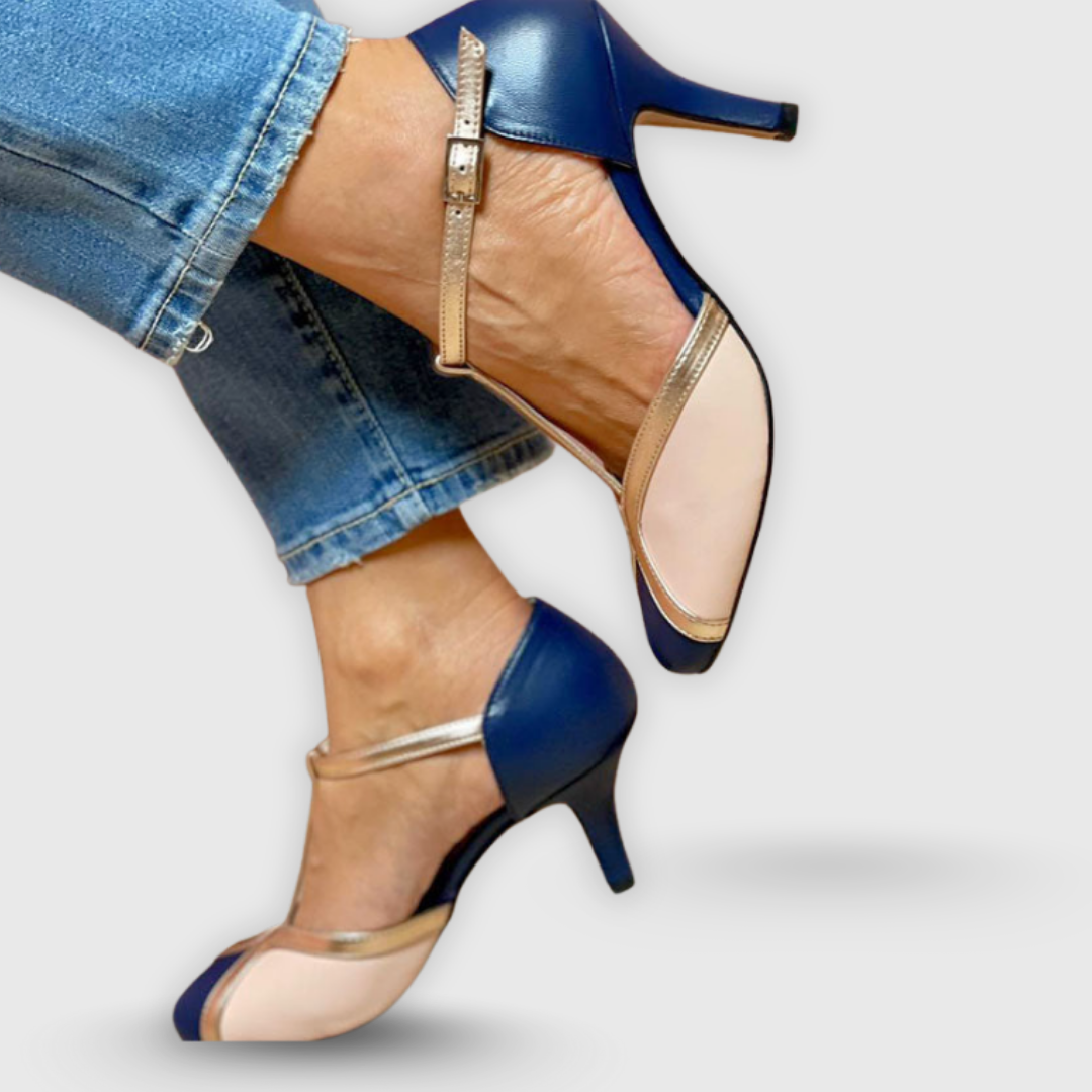 Laila | Elegante T-strap pumps med komfort