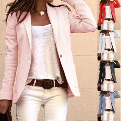 Leona | Uformell blazer dame med slank fasong