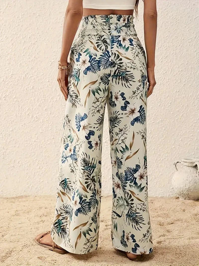 Léonie | Lett sommerbukse med blomsterprint