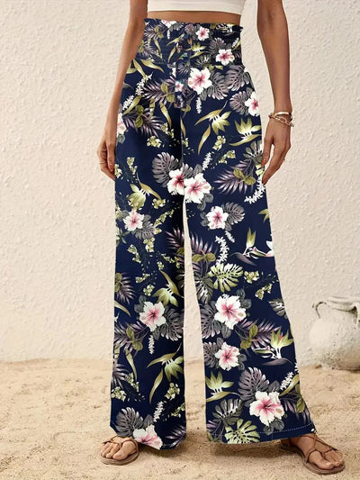 Léonie | Lett sommerbukse med blomsterprint