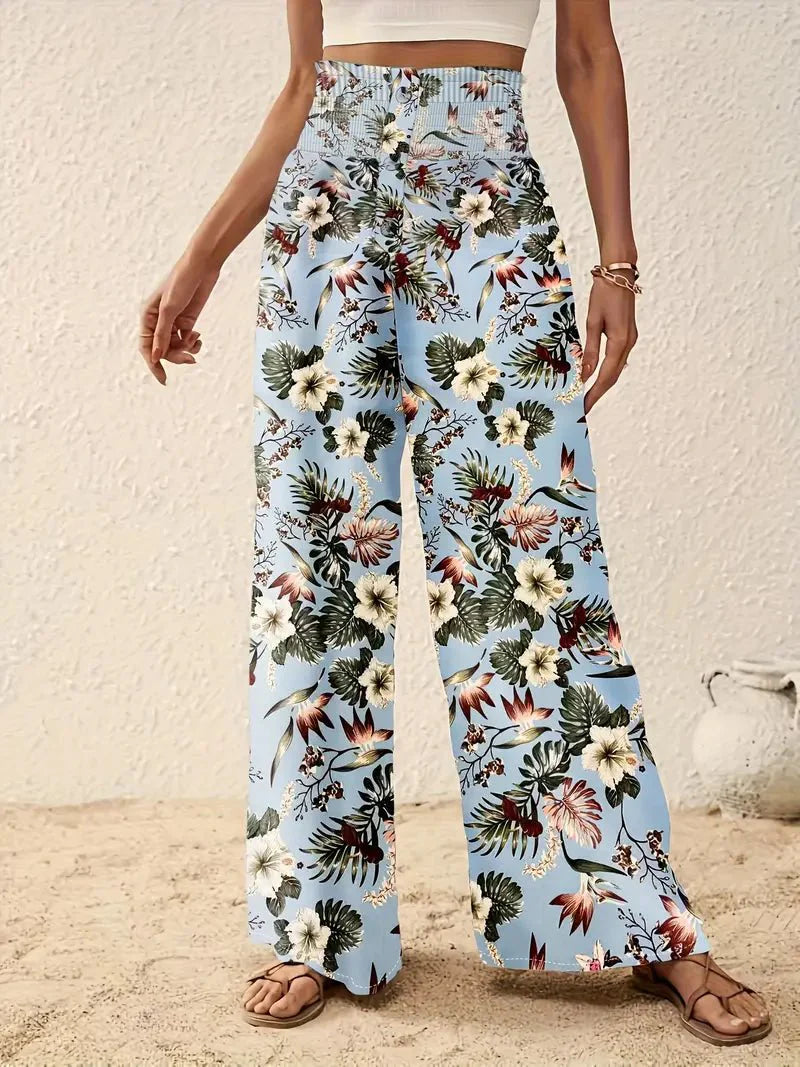 Léonie | Lett sommerbukse med blomsterprint