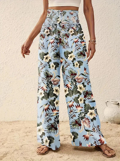 Léonie | Lett sommerbukse med blomsterprint