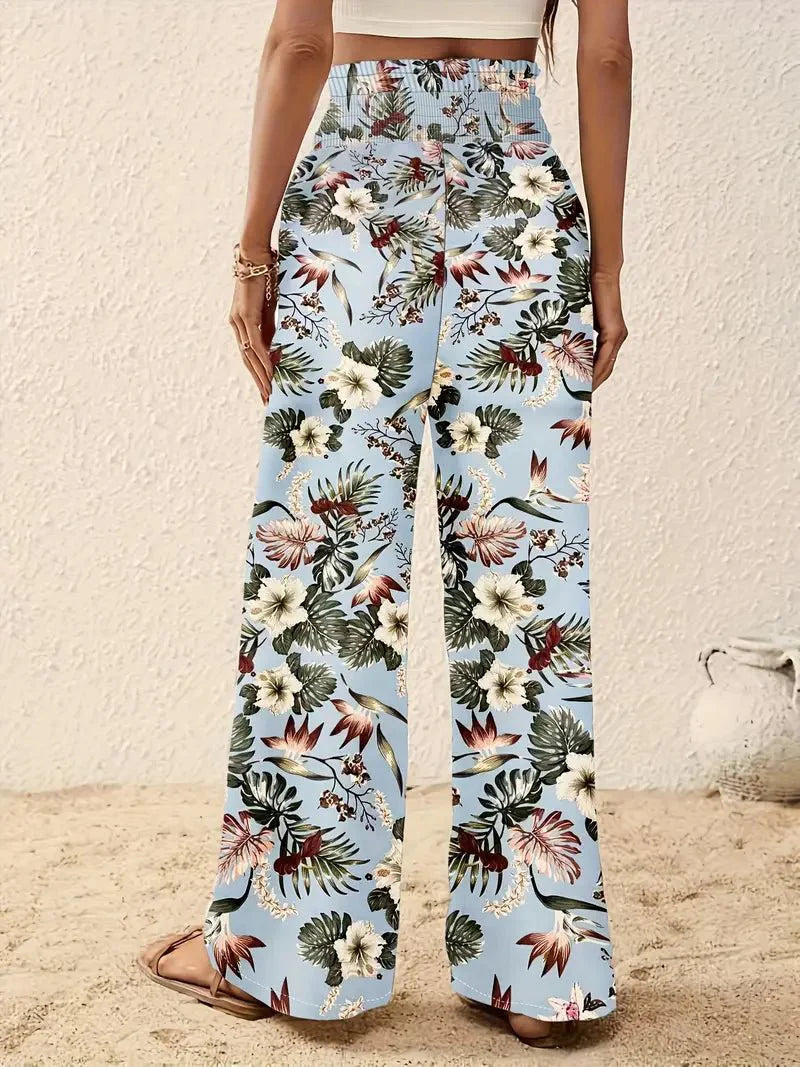 Léonie | Lett sommerbukse med blomsterprint