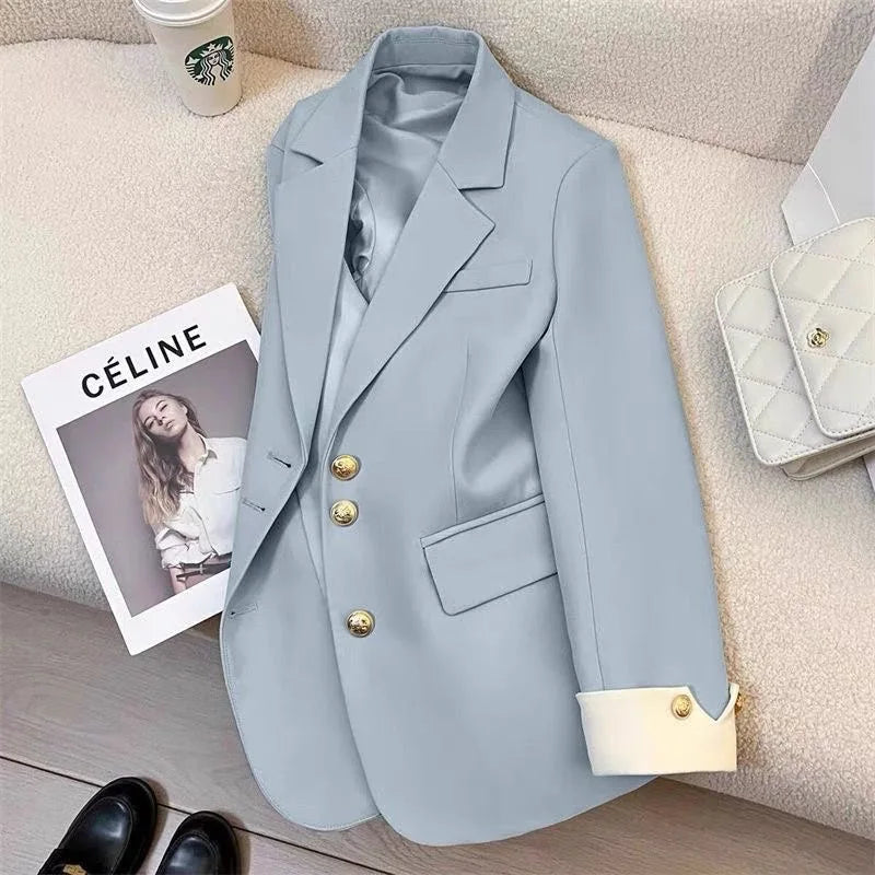 Lucille | Elegant blazer dame med gullknapper