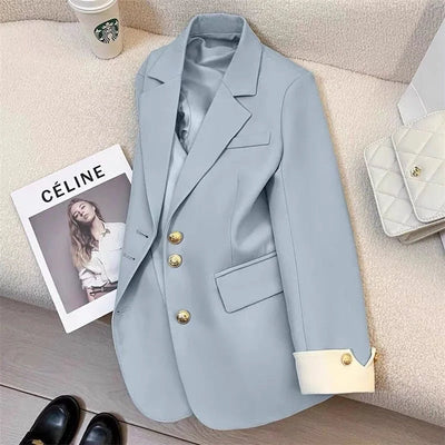 Lucille | Elegant blazer dame med gullknapper