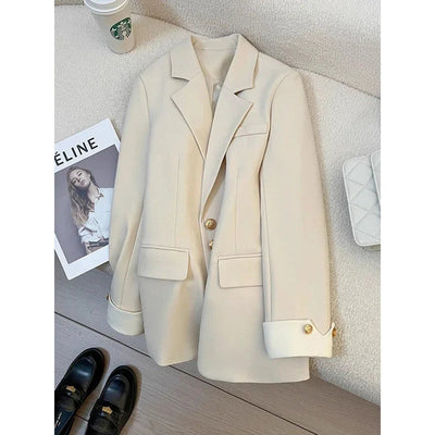 Lucille | Elegant blazer dame med gullknapper