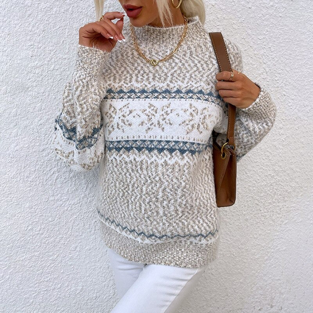 Luna | Retro-inspirert strikkegenser dame med koselig passform