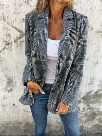 Marlene | Klassisk rutet blazer