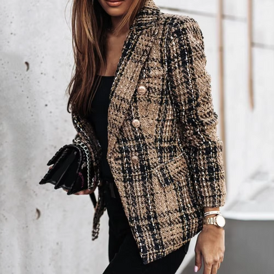 Miranda | Elegant blazer dame med glitrende detaljer