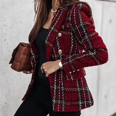 Miranda | Elegant blazer dame med glitrende detaljer