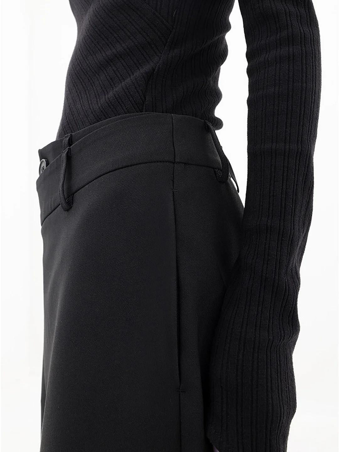 Ylva | Moderne baggy bukser med asymmetrisk talje