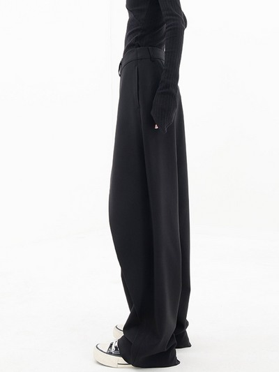 Ylva | Moderne baggy bukser med asymmetrisk talje