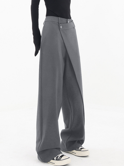 Ylva | Moderne baggy bukser med asymmetrisk talje