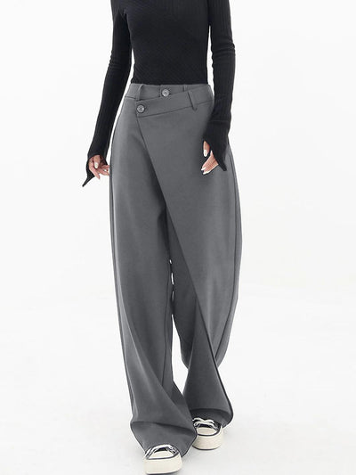 Ylva | Moderne baggy bukser med asymmetrisk talje