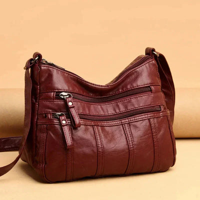 Annnika | Myk Lær Crossbody Veske