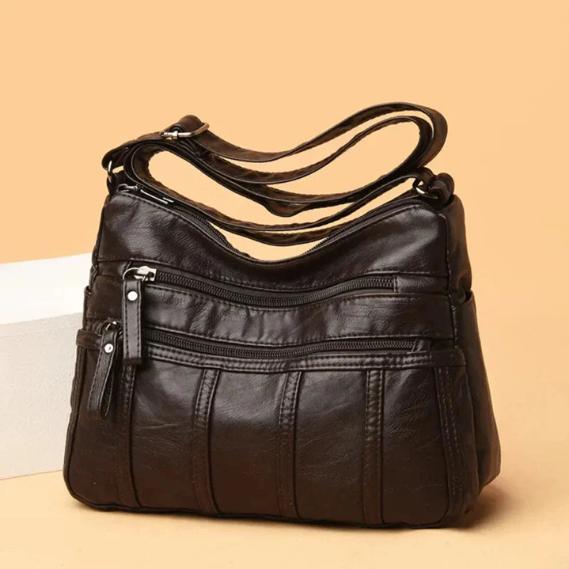 Annnika | Myk Lær Crossbody Veske