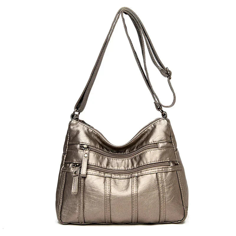 Annnika | Myk Lær Crossbody Veske