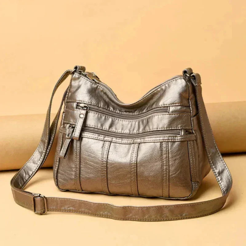 Annnika | Myk Lær Crossbody Veske