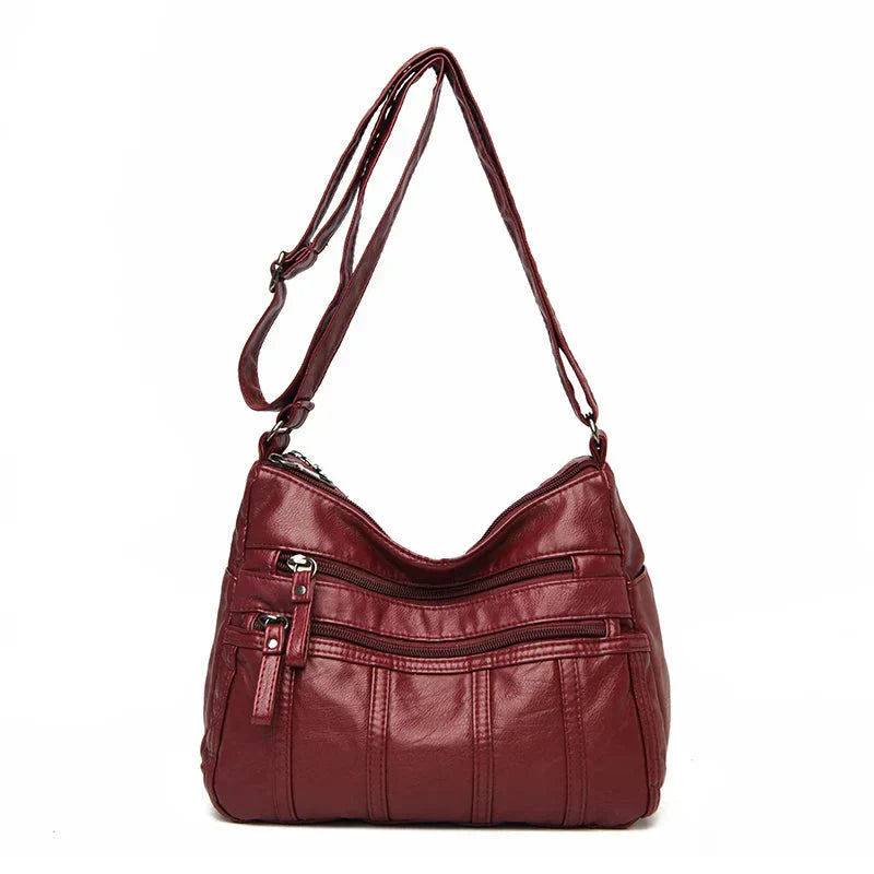 Annnika | Myk Lær Crossbody Veske