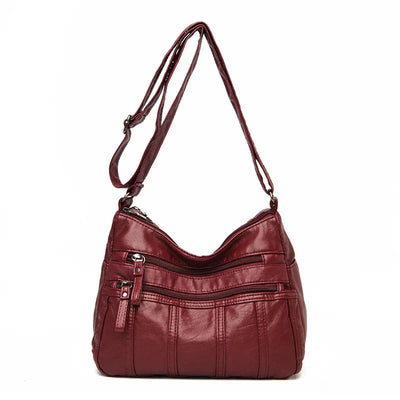 Annnika | Myk Lær Crossbody Veske