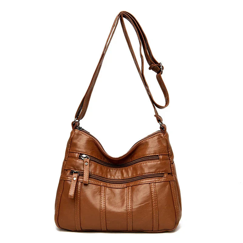 Annnika | Myk Lær Crossbody Veske
