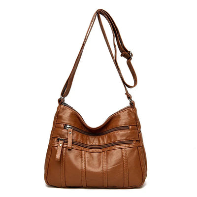 Annnika | Myk Lær Crossbody Veske
